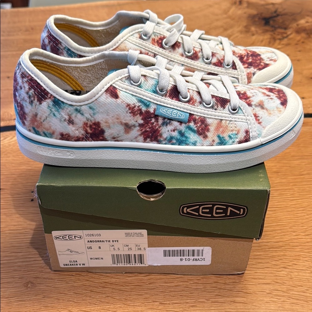 Keen Women’s Size 8 - Elsa Sneaker VW in Tie-Dye Sneakers - Multicolor